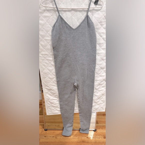 Pants - NWT BODYCON CAMI JUMPSUIT in GRAY